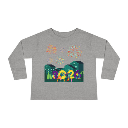 Toddler Long Sleeve Tee - Super kiddo on house - [[{"value":"Wonderwear Kid"}]]