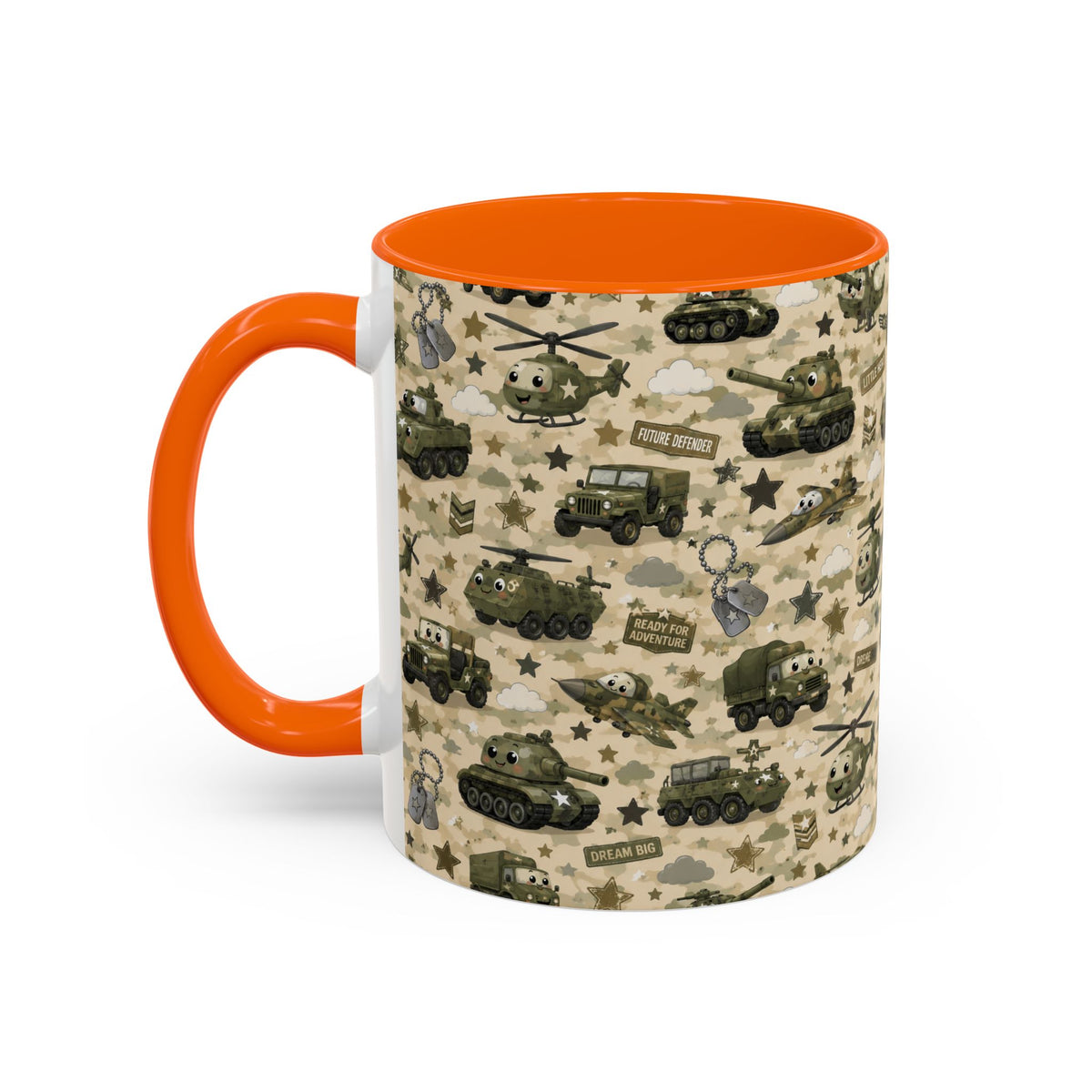 Accent Coffee Mug  (11/15 oz) - Military Kids