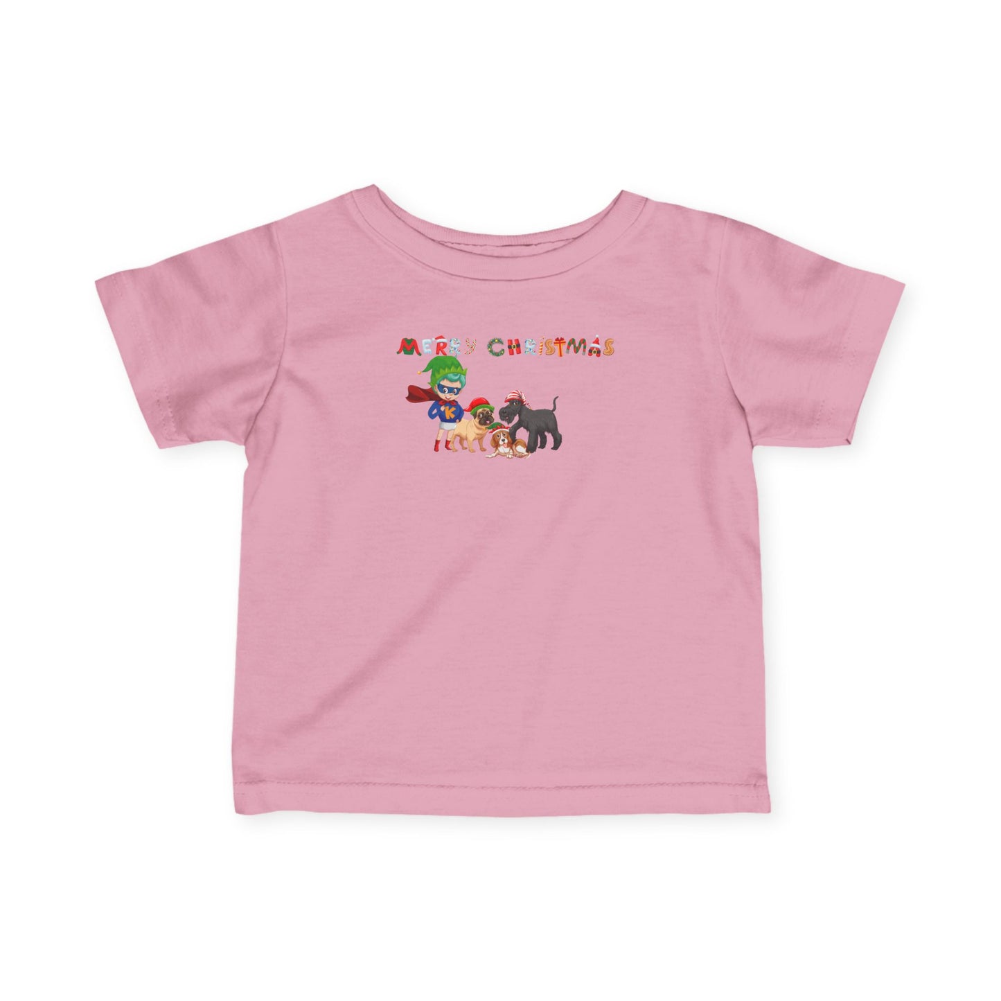 Infant Fine Jersey Tee - Super kiddo woith pet friends - [[{"value":"Wonderwear Kid"}]]