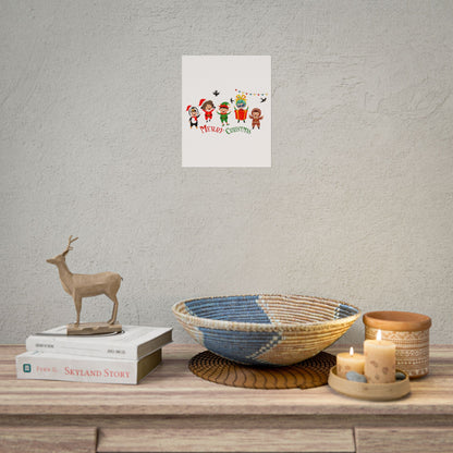 Rolled Posters - Merry christmas by super kiddo and friends - [[{"value":"Wonderwear Kid"}]]