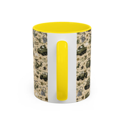 Accent Coffee Mug  (11/15 oz) - Military Kids