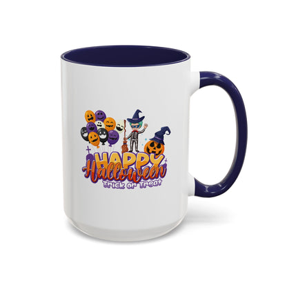 Accent Coffee Mug - Happy halloween trick or treat - [[{"value":"Wonderwear Kid"}]]