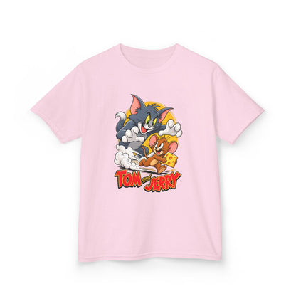Kids Heavy Cotton™ Tee - Tom and Jerry Cheese Chase