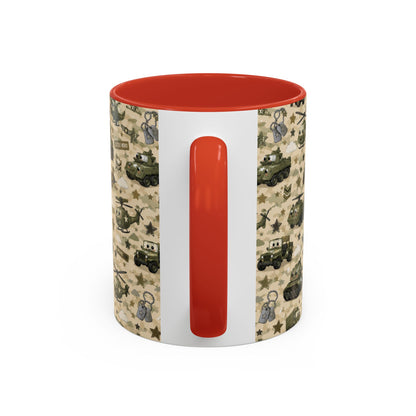Accent Coffee Mug  (11/15 oz) - Military Kids