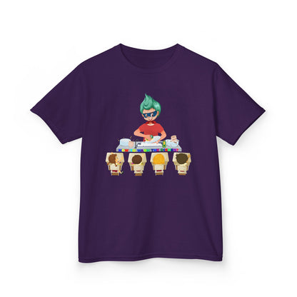 Kids Heavy Cotton™ Tee - Little kiddo teaching to wash dishes - [[{"value":"Wonderwear Kid"}]]