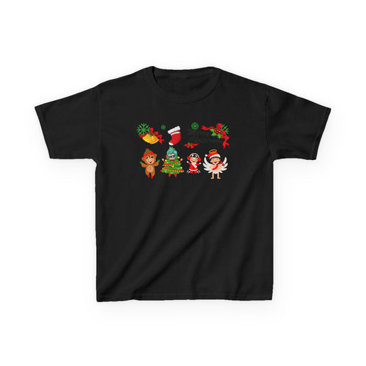 Kids Heavy Cotton™ Tee - Merry christmas from super kid - [[{"value":"Wonderwear Kid"}]]