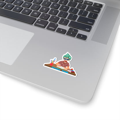 Kiss-Cut Stickers - Super kiddo studying - [[{"value":"Wonderwear Kid"}]]