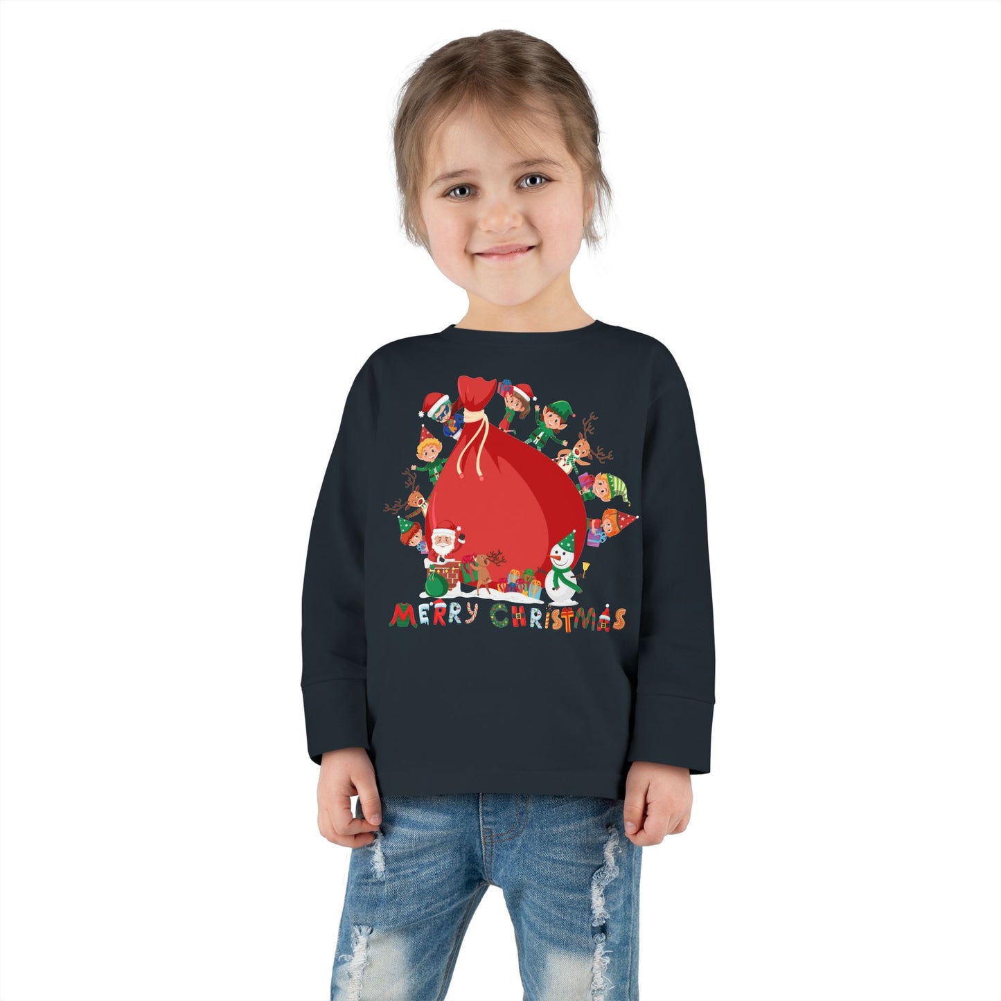 Toddler Long Sleeve Tee - Super kiddo and big christmas gift - [[{"value":"Wonderwear Kid"}]]