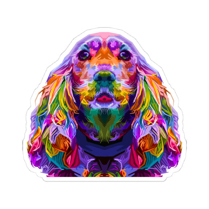 Kiss-Cut Stickers - The golden retriever Printify