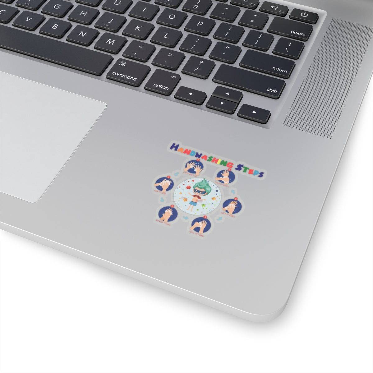 Kiss-Cut Stickers - Super kiddo how to wash hand properly - [[{"value":"Wonderwear Kid"}]]