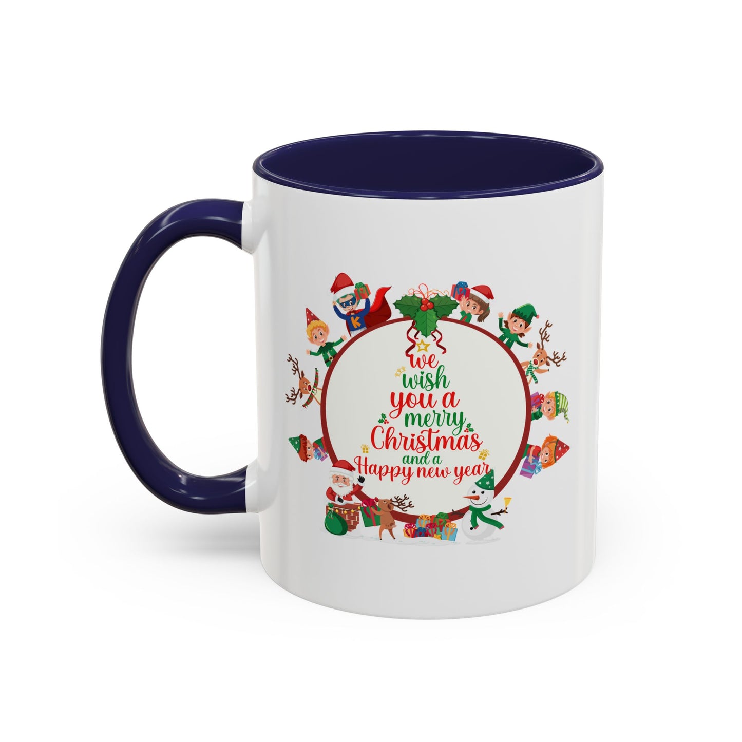 Accent Coffee Mug - We wish you a merry christmas