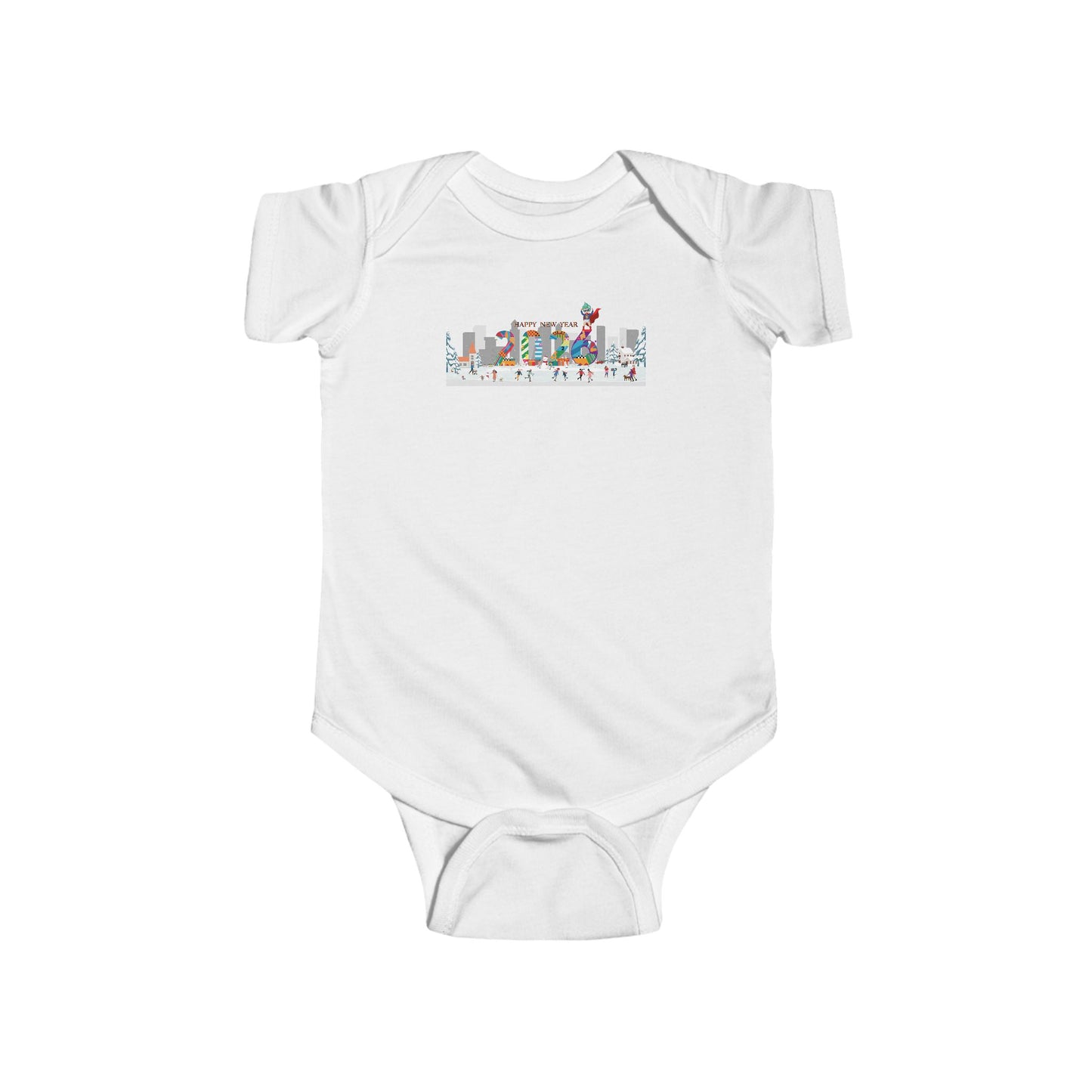 Infant Bodysuit - Happy 2026 - [[{"value":"Wonderwear Kid"}]]
