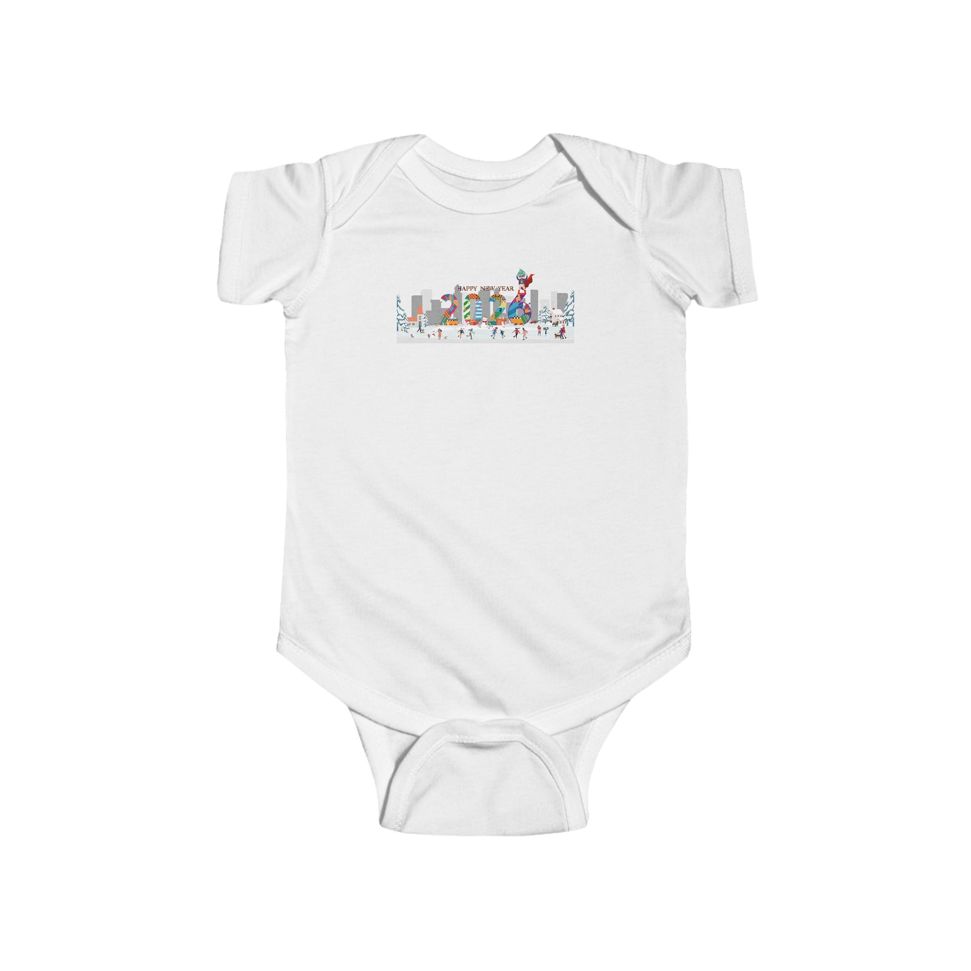 Infant Bodysuit - Happy 2026 - [[{"value":"Wonderwear Kid"}]]