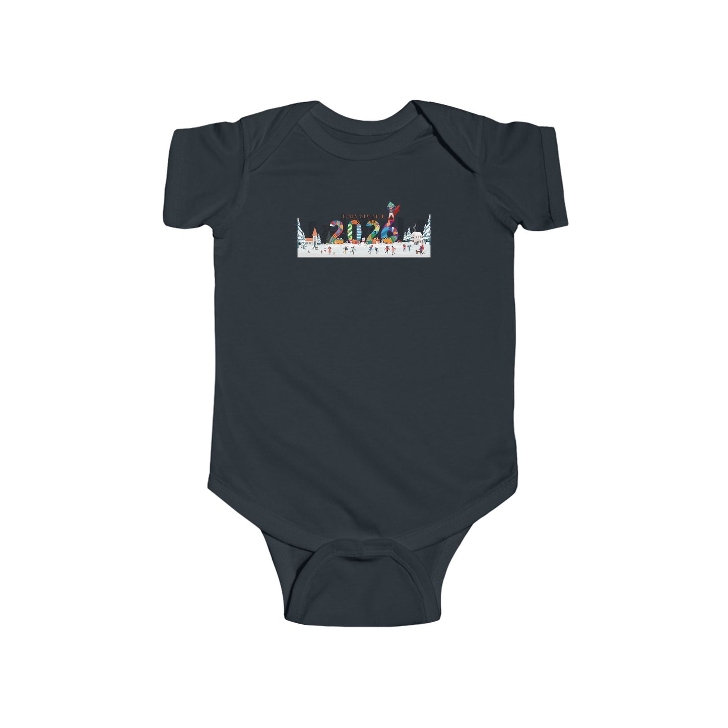 Infant Bodysuit - Happy 2026 - [[{"value":"Wonderwear Kid"}]]