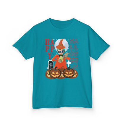 Kids Heavy Cotton™ Tee - Holloween design by super kiddo Printify