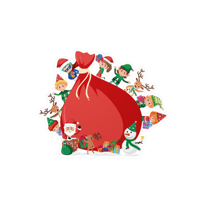 Christmas Kiss-Cut Vinyl Decals – Super kiddo and big gift - [[{"value":"Wonderwear Kid"}]]