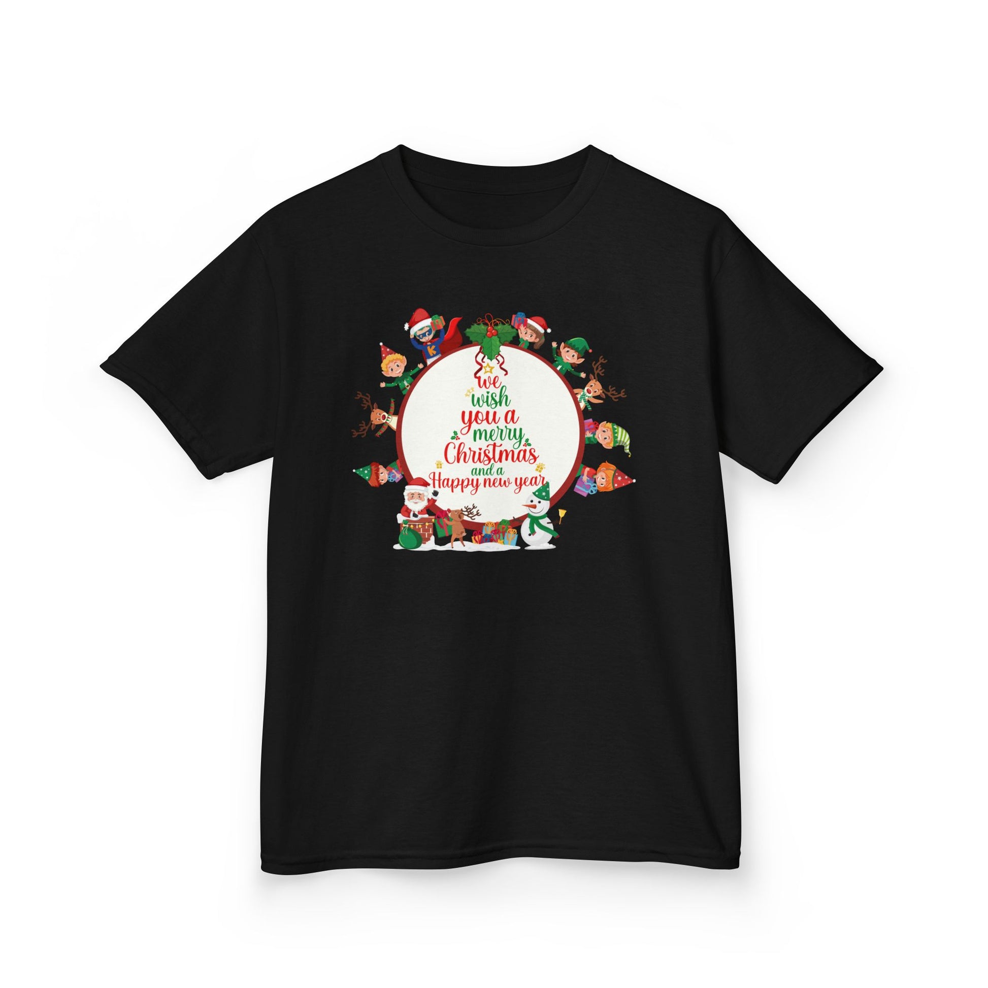 Kids Heavy Cotton™ Tee - We wish you a merry christmas - [[{"value":"Wonderwear Kid"}]]