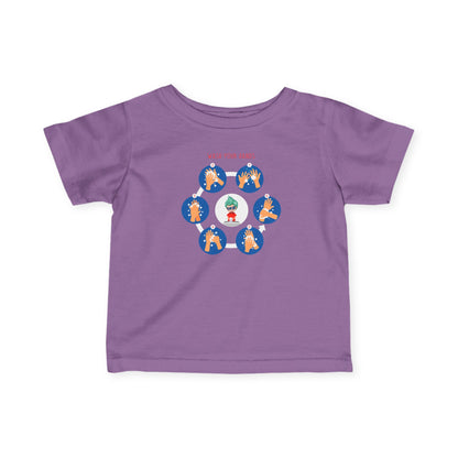 Infant Fine Jersey Tee - Super kiddo teaching how to wash hands - [[{"value":"Wonderwear Kid"}]]