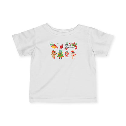 Infant Fine Jersey Tee - Merry christmas from super kid - [[{"value":"Wonderwear Kid"}]]