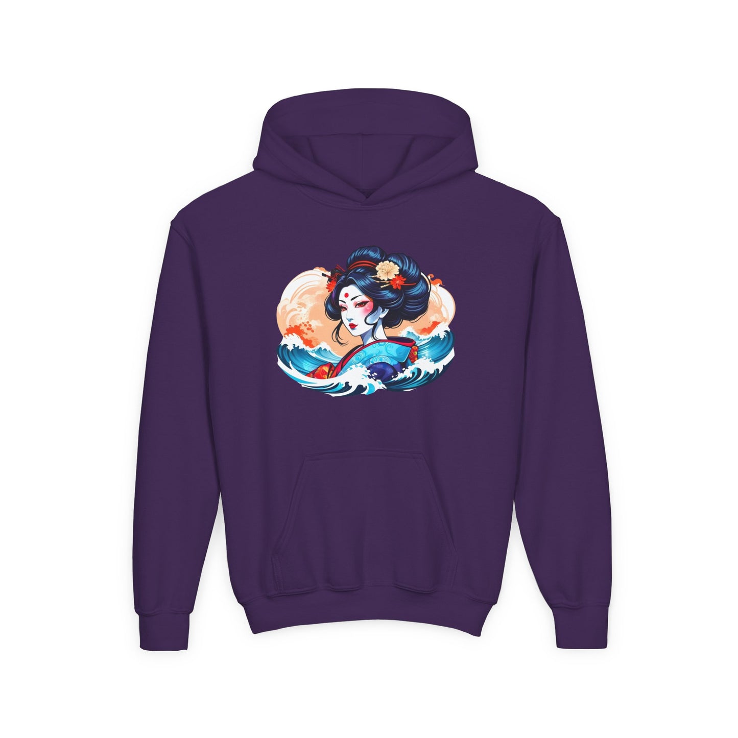 Youth Heavy Blend Hooded Sweatshirt - Japanese Beauty