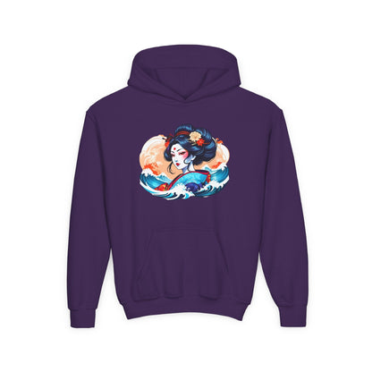 Kids Japanese Beauty Hoodie Printify