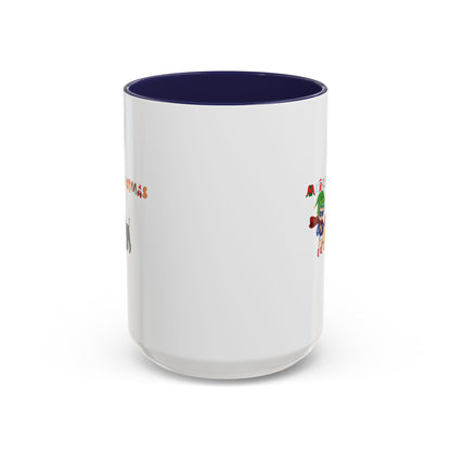 Accent Coffee Mug - Super kiddo woith pet friends - [[{"value":"Wonderwear Kid"}]]