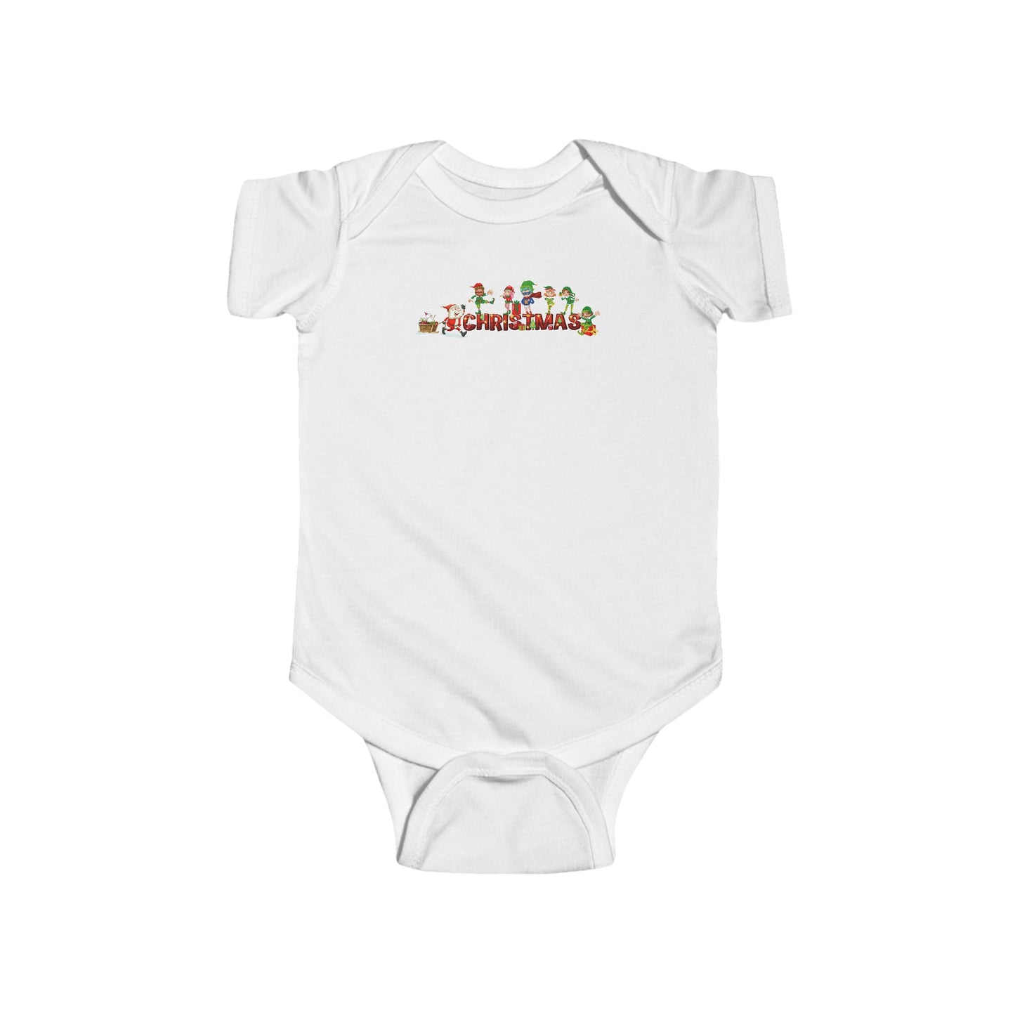 Infant Bodysuit - Christmas with santa claus and friends - [[{"value":"Wonderwear Kid"}]]