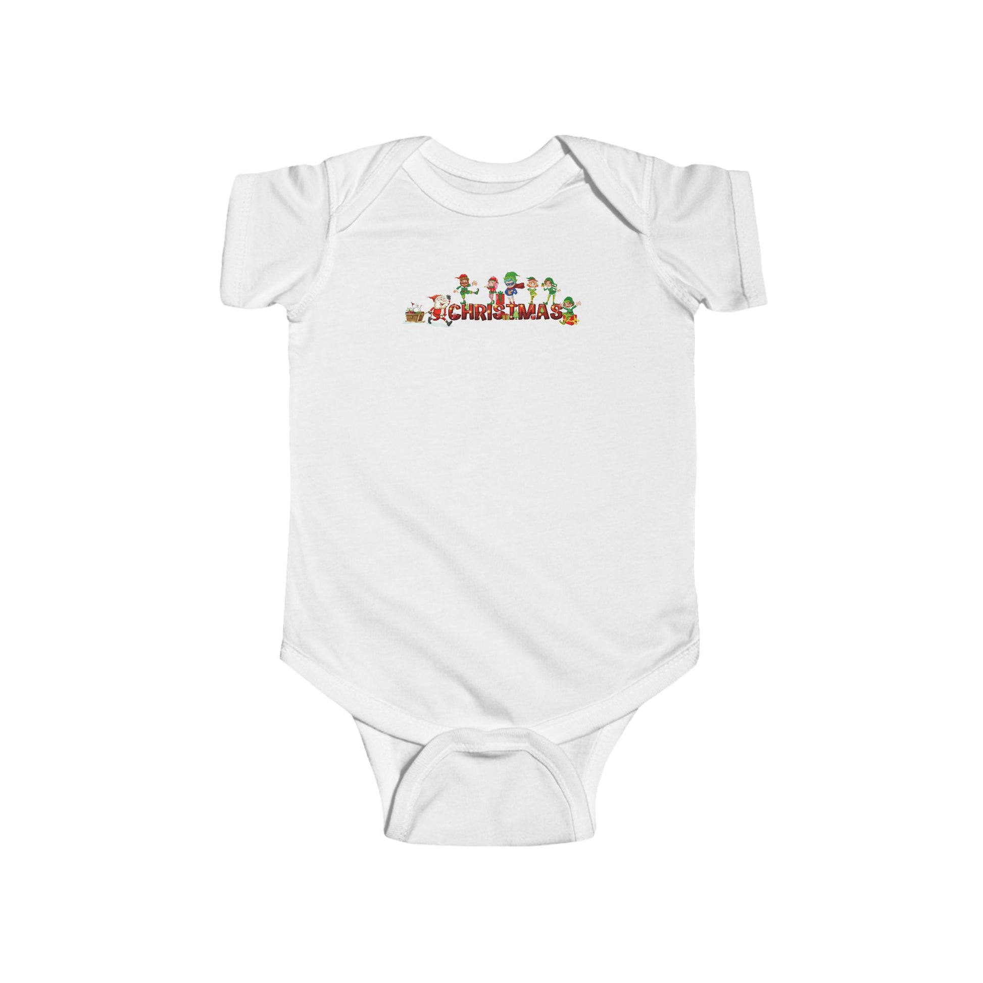 Infant Bodysuit - Christmas with santa claus and friends - [[{"value":"Wonderwear Kid"}]]