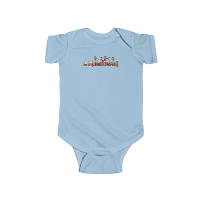 Infant Bodysuit - Christmas with santa claus and friends - [[{"value":"Wonderwear Kid"}]]