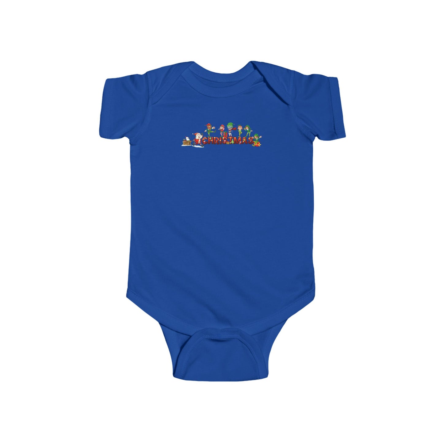 Infant Bodysuit - Christmas with santa claus and friends - [[{"value":"Wonderwear Kid"}]]