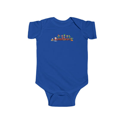 Infant Bodysuit - Christmas with santa claus and friends - [[{"value":"Wonderwear Kid"}]]