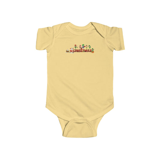 Infant Bodysuit - Christmas with santa claus and friends - [[{"value":"Wonderwear Kid"}]]