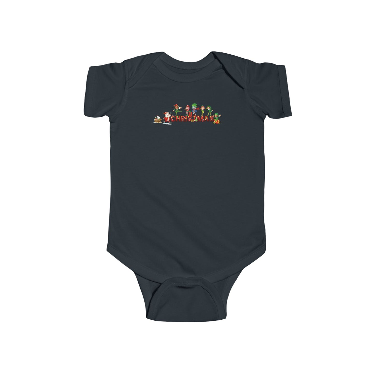 Infant Bodysuit - Christmas with santa claus and friends - [[{"value":"Wonderwear Kid"}]]