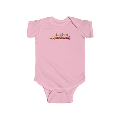 Infant Bodysuit - Christmas with santa claus and friends - [[{"value":"Wonderwear Kid"}]]