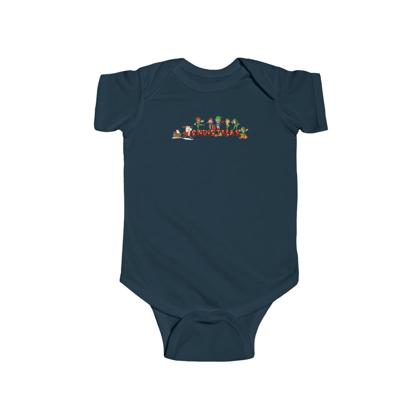 Infant Bodysuit - Christmas with santa claus and friends - [[{"value":"Wonderwear Kid"}]]