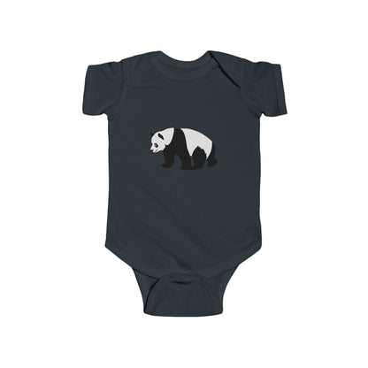 Infant Fine Jersey Bodysuit - walking panda Printify
