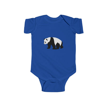Infant Fine Jersey Bodysuit - walking panda Printify