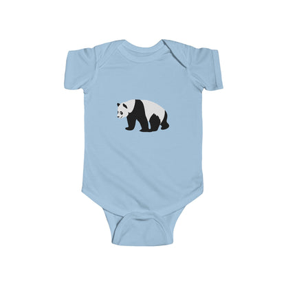 Infant Fine Jersey Bodysuit - walking panda Printify