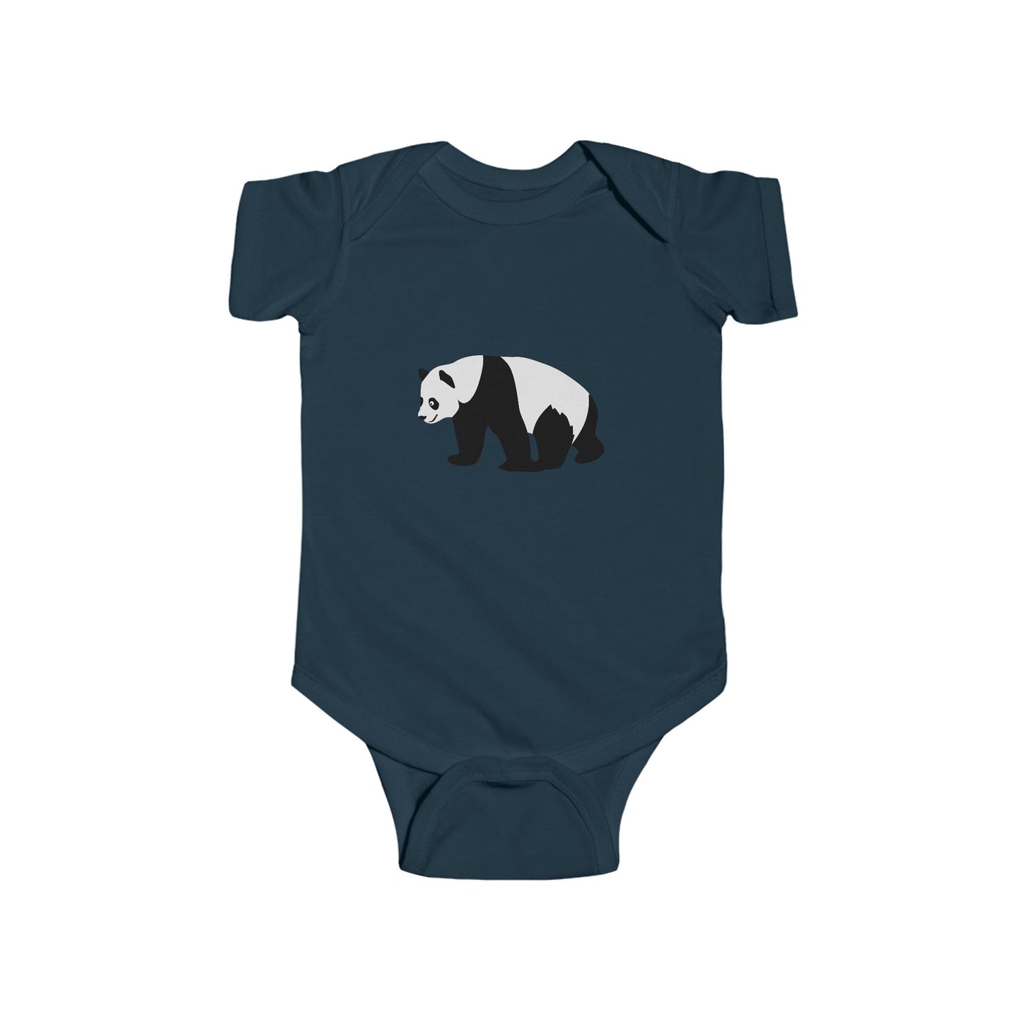 Infant Fine Jersey Bodysuit - walking panda