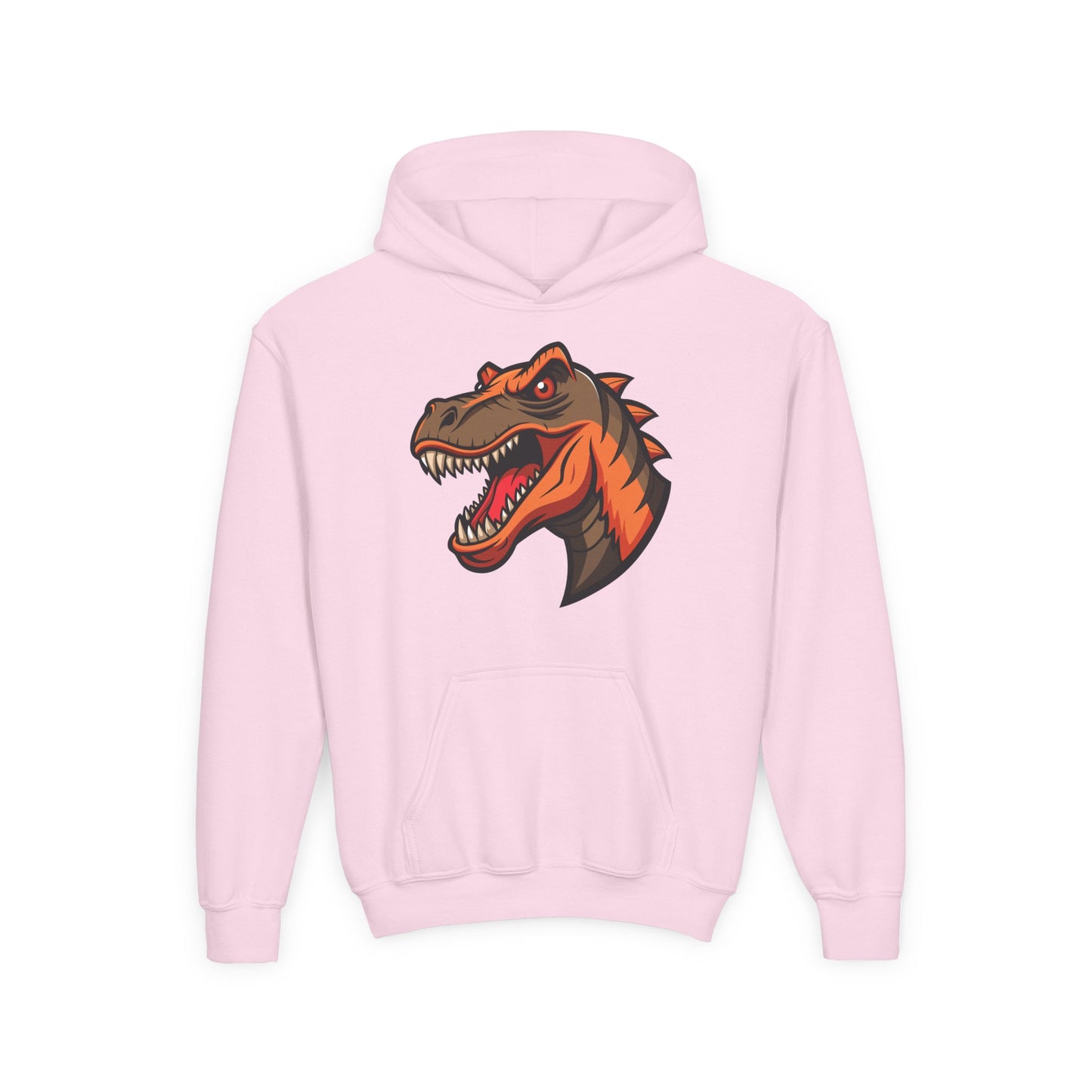 Youth Heavy Blend Hooded Sweatshirt -  Tyrannosaurus rex