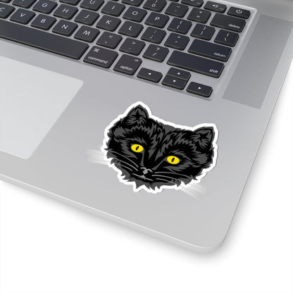 Kiss-Cut Stickers - Face kitten Printify