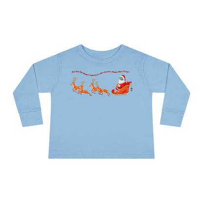 Toddler Long Sleeve Tee - Santa kiddo - [[{"value":"Wonderwear Kid"}]]
