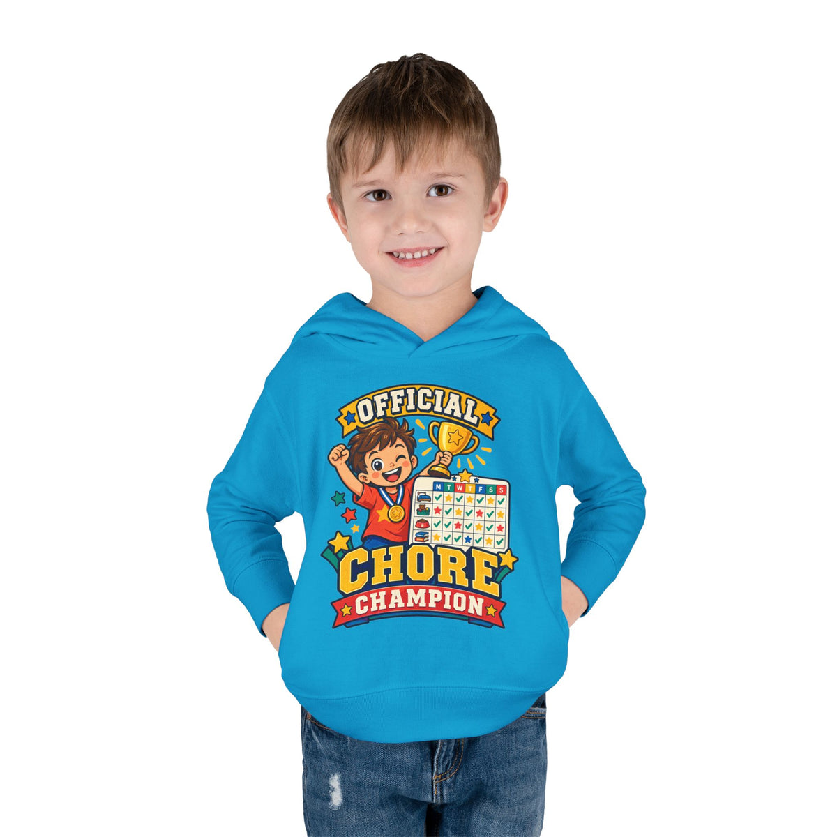 Toddler Hoodie — Official Chore Champion Badge