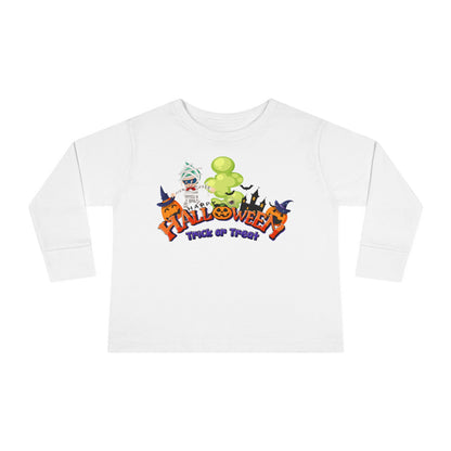 Toddler Long Sleeve Tee - Trick or Treat - [[{"value":"Wonderwear Kid"}]]