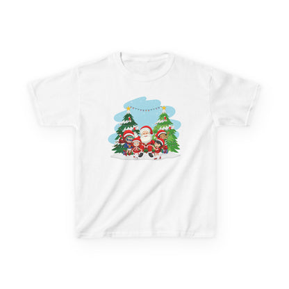 Kids Heavy Cotton™ Tee - Super kiddo with santa claus - [[{"value":"Wonderwear Kid"}]]