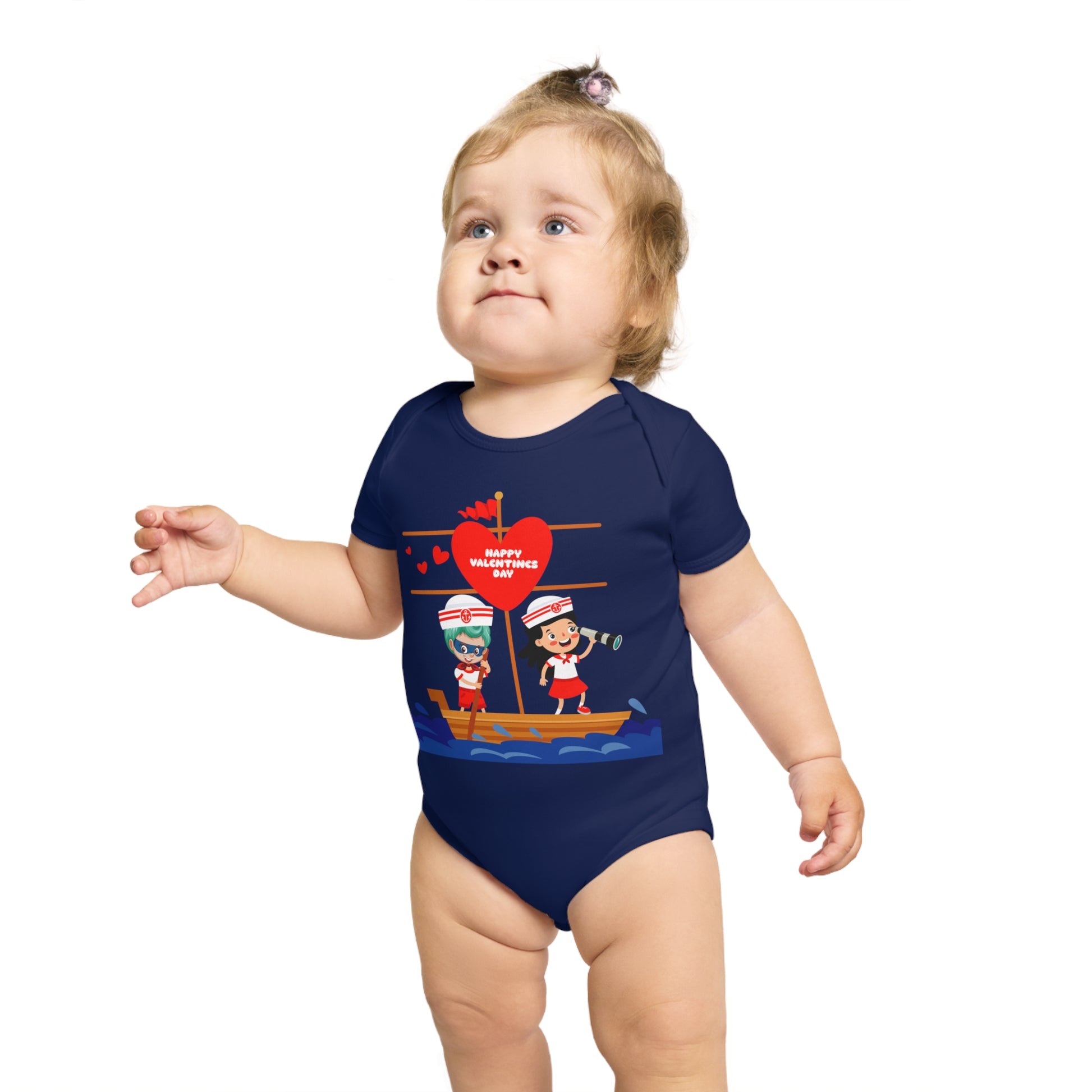 Infant Fine Jersey Bodysuit - Valentines -  Love sailing - [[{"value":"Wonderwear Kid"}]]