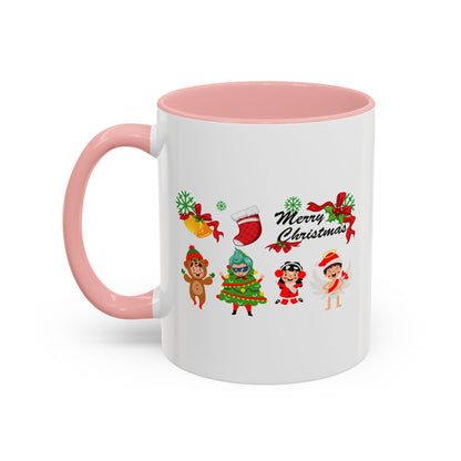 Accent Coffee Mug - Merry christmas from super kid - [[{"value":"Wonderwear Kid"}]]