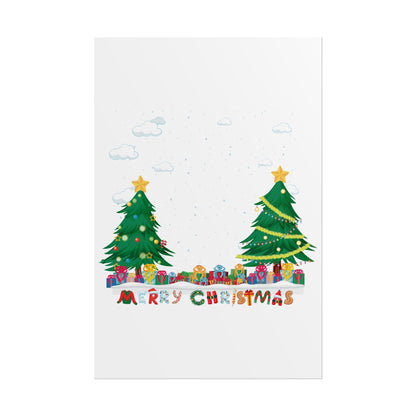 Rolled Posters - Christmas and snowing - [[{"value":"Wonderwear Kid"}]]