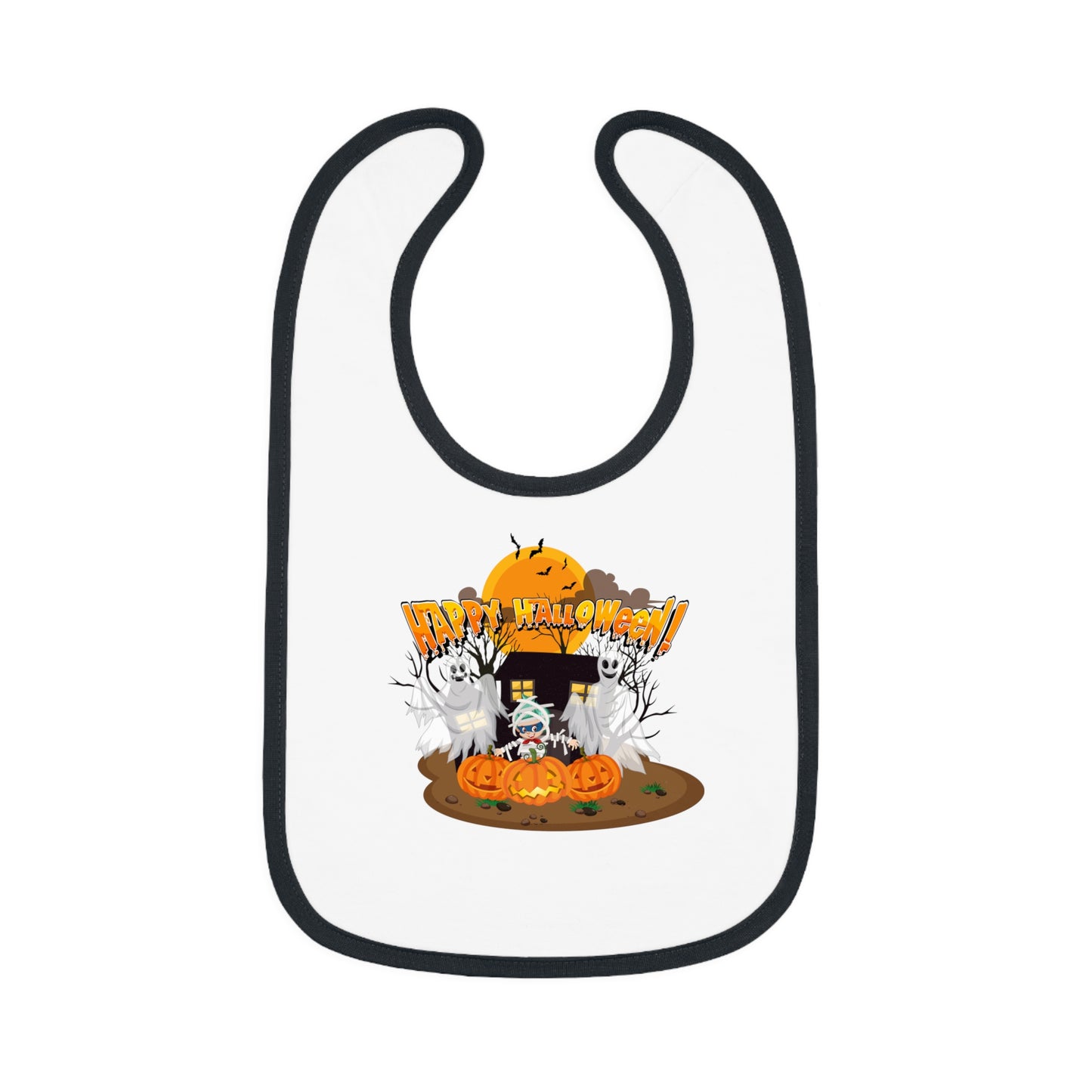 Baby Bib - Super kiddo with ghost