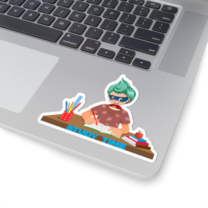 Kiss-Cut Stickers - Super kiddo studying - [[{"value":"Wonderwear Kid"}]]